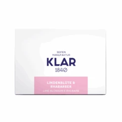 Pflegeseife Lindenblüte & Rhabarber 135g, Palmölfrei