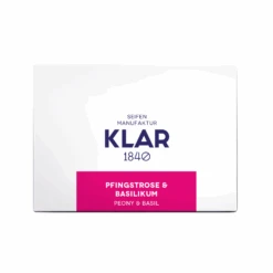 Pflegeseife Pfingstrose & Basilikum 135g, Palmölfrei