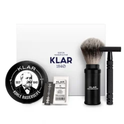 Geschenkbox: Rasur Schwarz
